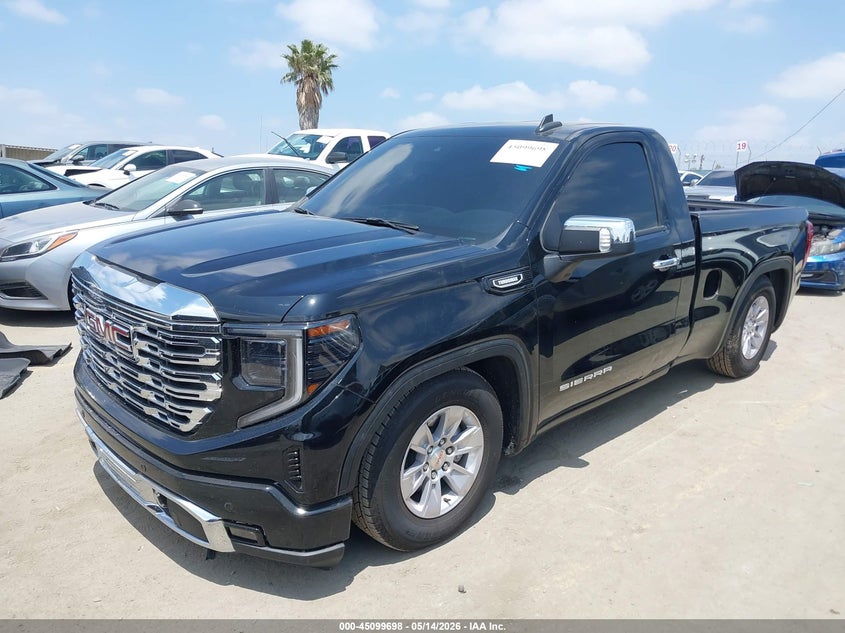 Vin: 3gtnhaek6sg334997, lot: 45597264, gmc sierra 1500 2wd  standard box pro 20252