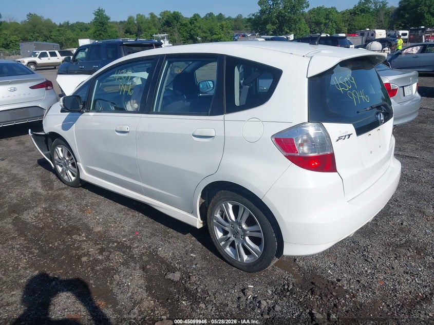 Vin: jhmge8h55bs009300, lot: 45597512, honda fit sport 20113