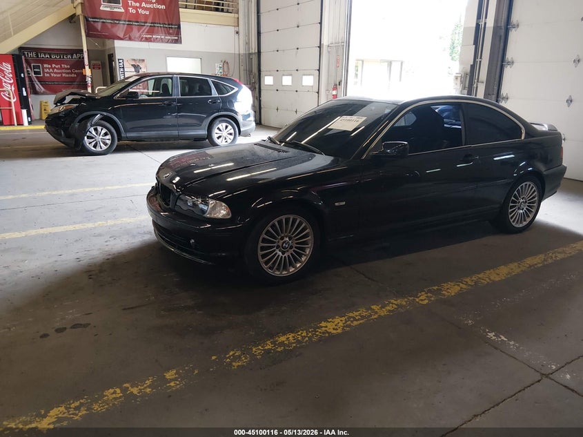 BMW 323CI 2000 VIN WBABM3345YJN63514