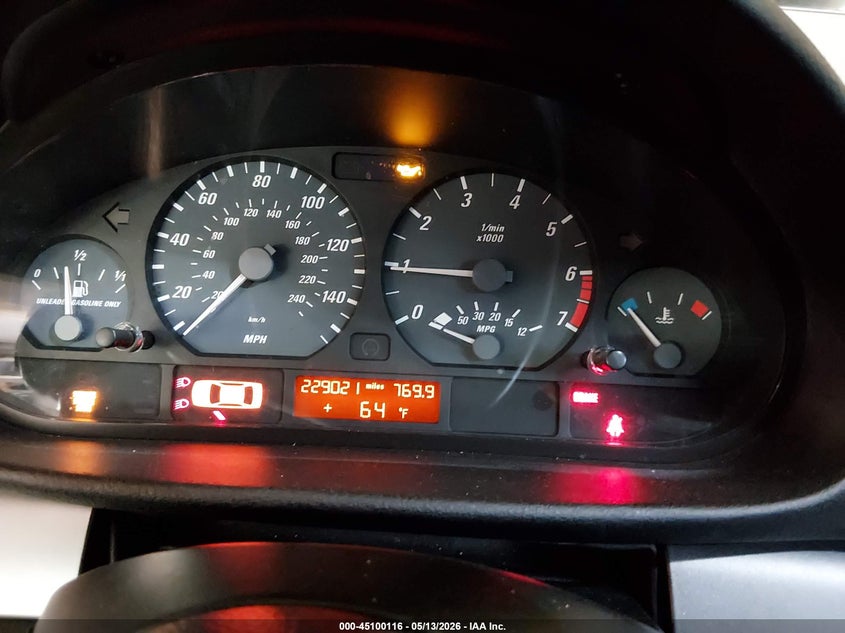BMW 323CI 2000 VIN WBABM3345YJN63514