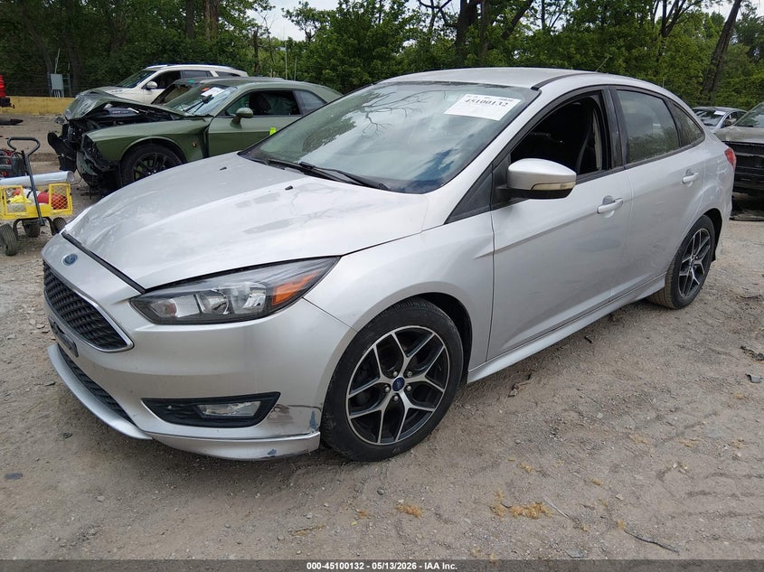 Vin: 1fadp3f27fl338841, lot: 45597698, ford focus se 20152