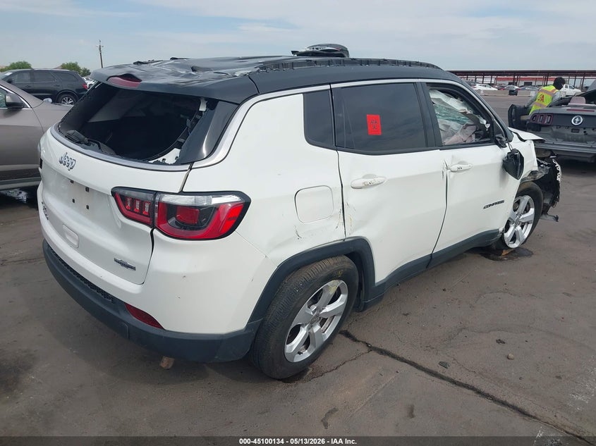 Vin: 3c4njdbb5jt131275, lot: 45597700, jeep compass latitude 4x4 20184