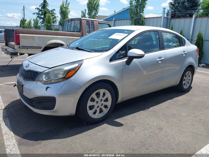 2014 Kia Rio Lx KNADM4A37E6396211 photo 1