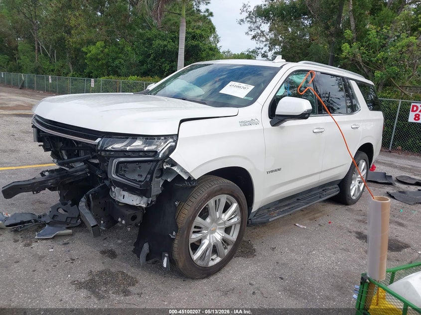 1GNSKTKL1NR211634 2022 Chevrolet Tahoe 4wd High Country photo 1