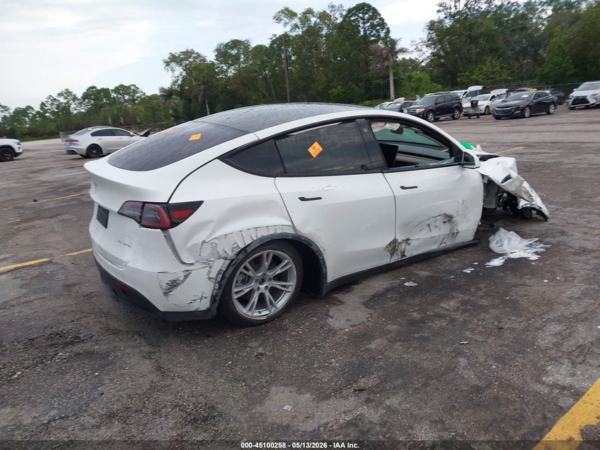 Vin: 7saygaee8nf309672, lot: 45597824, tesla model y long range dual motor all-wheel drive 20224