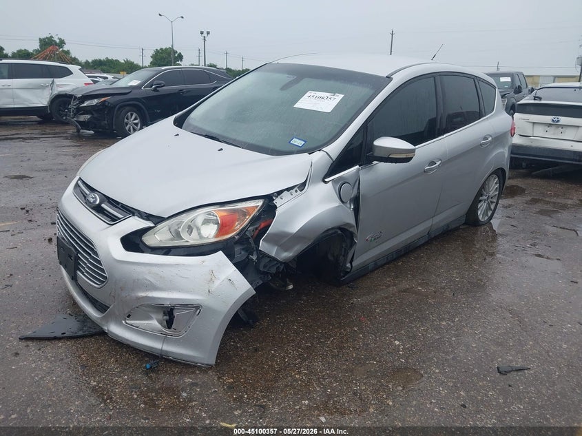 Vin: 1fadp5cuxel513082, lot: 45597923, ford c-max energi sel 20142