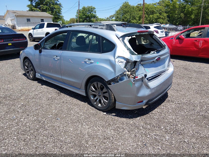 Vin: jf1gpat65f8219312, lot: 45597938, subaru impreza 2.0i sport premium 20153