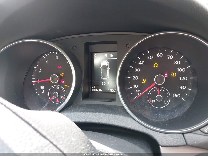 VOLKSWAGEN GOLF 2013 VIN WVWDB7AJ5DW024180