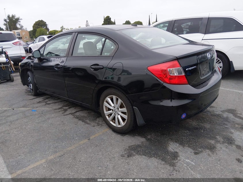 2HGFB2F98CH513858 2012 Honda Civic 1.8 Ex-l Black
