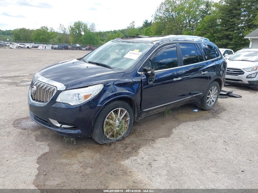 Vin: 5gakvbkd7fj333547, lot: 45598085, buick enclave leather 20152
