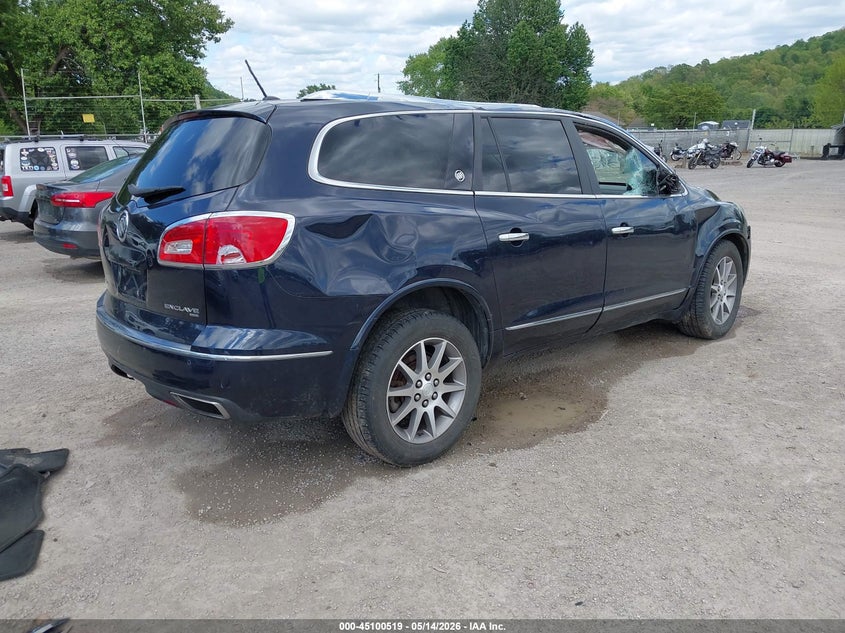 Vin: 5gakvbkd7fj333547, lot: 45598085, buick enclave leather 20154