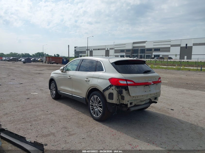 2018 LINCOLN MKX auction photo 3