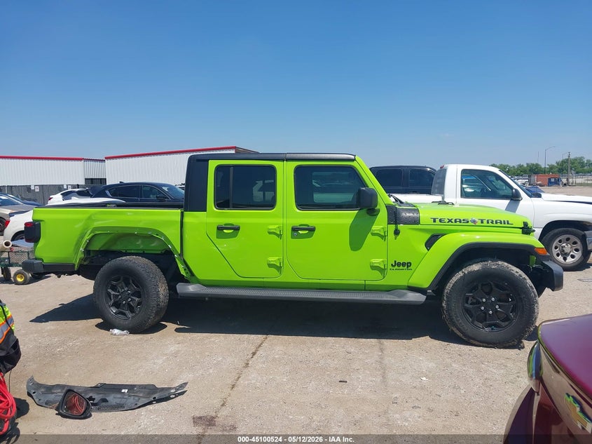 2021 Jeep Gladiator Texas Trail 4X4 VIN: 1C6HJTAG7ML622961 Lot: 45100524