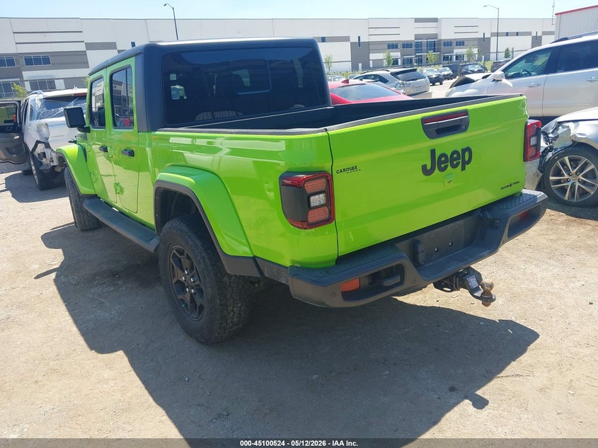 Vin: 1c6hjtag7ml622961, lot: 45598090, jeep gladiator texas trail 4x4 20213