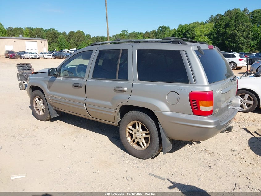 JEEP GRAND CHEROKEE 2000 VIN 1J4GW58N9YC263098