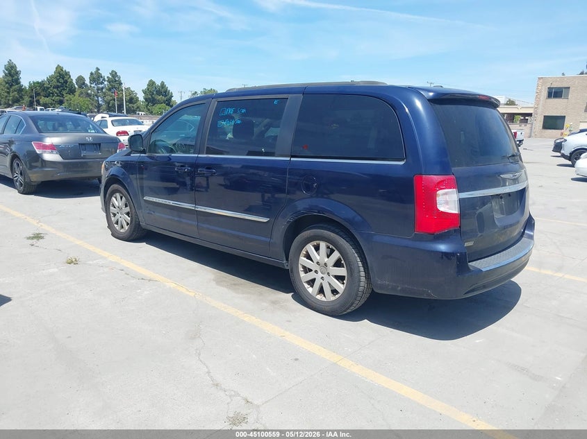 Vin: 2c4rc1bgxgr228554, lot: 45598125, chrysler town & country touring 20163