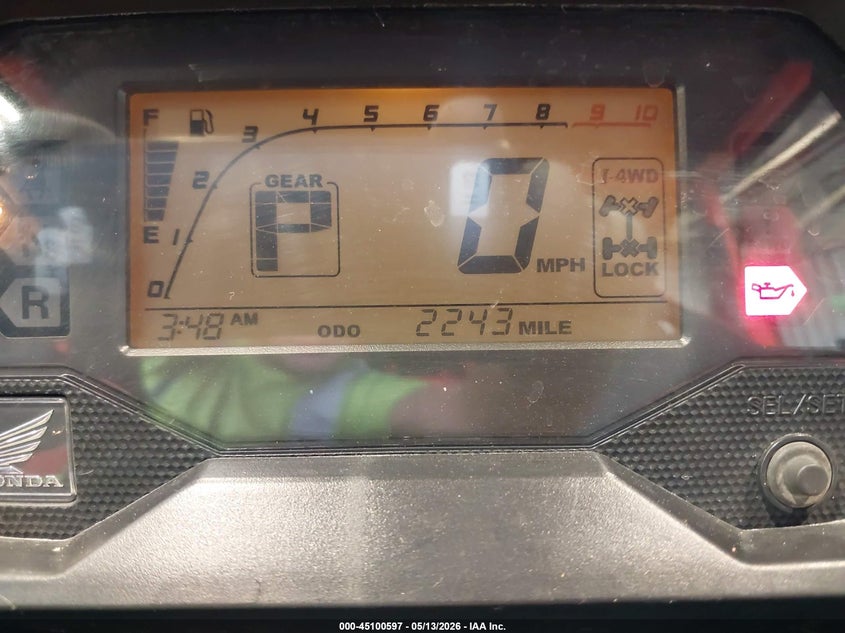2020 Honda Sxs1000 S4D VIN: 1HFVE06E7L4000588 Lot: 45100597