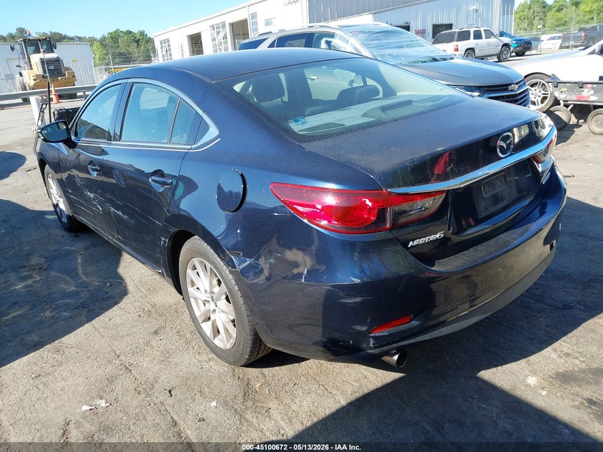 Vin: jm1gj1u5xg1456471, lot: 45598238, mazda mazda6 i sport 20163