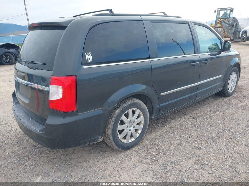 Vin: 2c4rc1bg3cr266685, lot: 45598274, chrysler town & country touring 20124