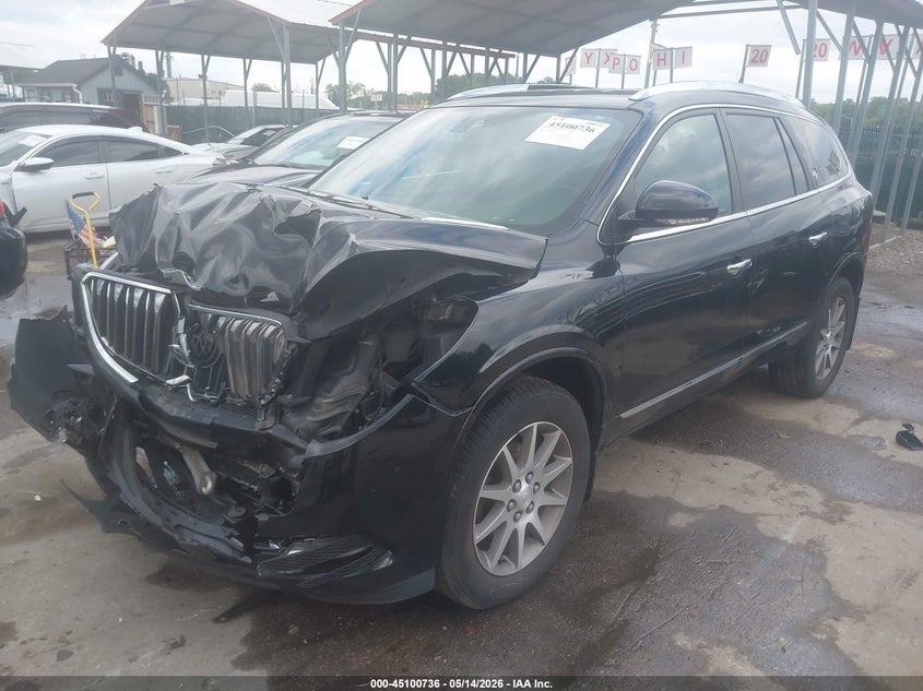 Vin: 5gakrbkd6hj279133, lot: 45598302, buick enclave leather 20172