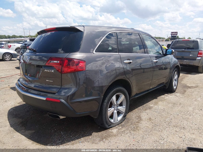 2012 Acura Mdx 3.7 grey Lot 111045100826 Vin 2HNYD2H24CH517384