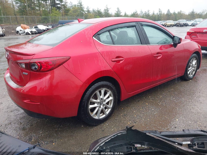 Vin: jm1bm1w72e1143167, lot: 45598398, mazda mazda3 i grand touring 20144