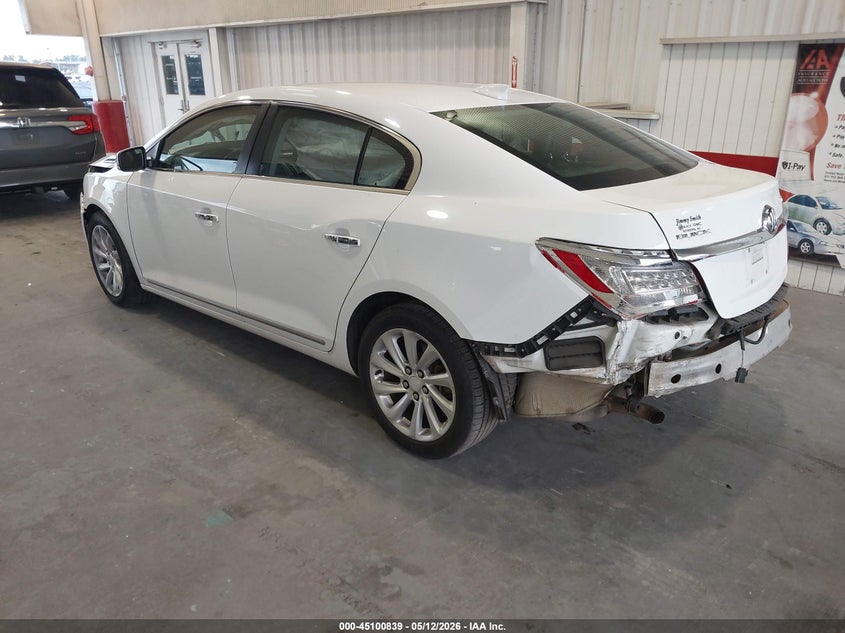 Vin: 1g4gb5g37gf140345, lot: 45598405, buick lacrosse leather 20163