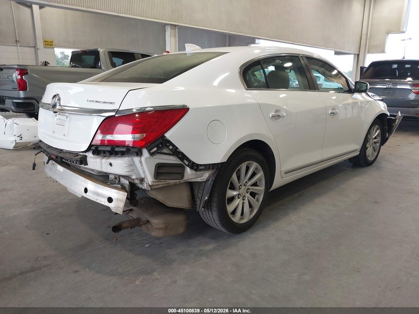 Vin: 1g4gb5g37gf140345, lot: 45598405, buick lacrosse leather 20164