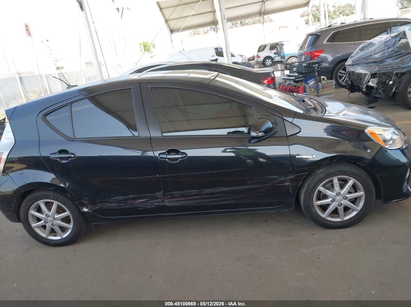 2012 Toyota Prius C Four VIN: JTDKDTB33C1014012 Lot: 45100869