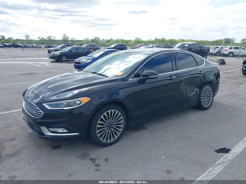 2017 Ford Fusion Se 3FA6P0T91HR160275 photo 1