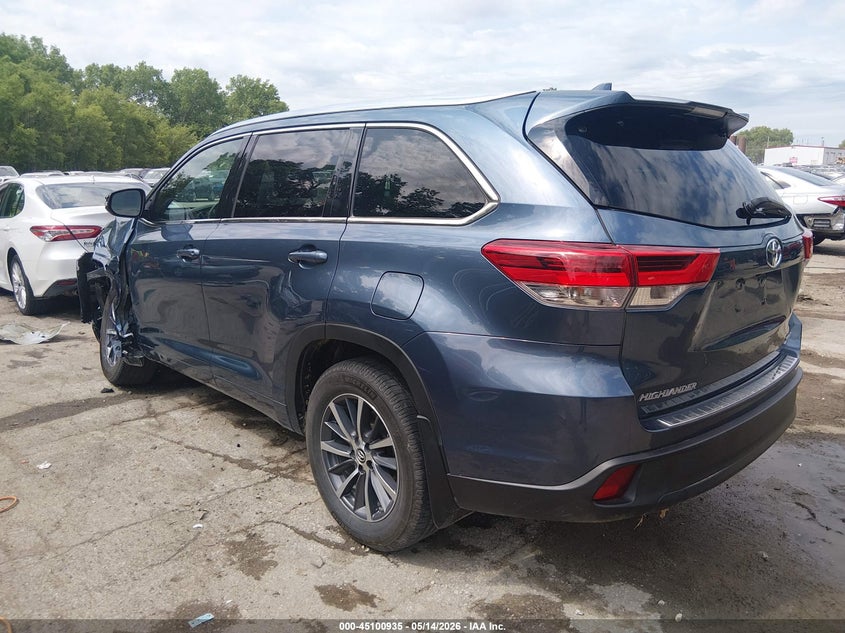 Vin: 5tdjzrfhxhs520906, lot: 45598501, toyota highlander xle 20173