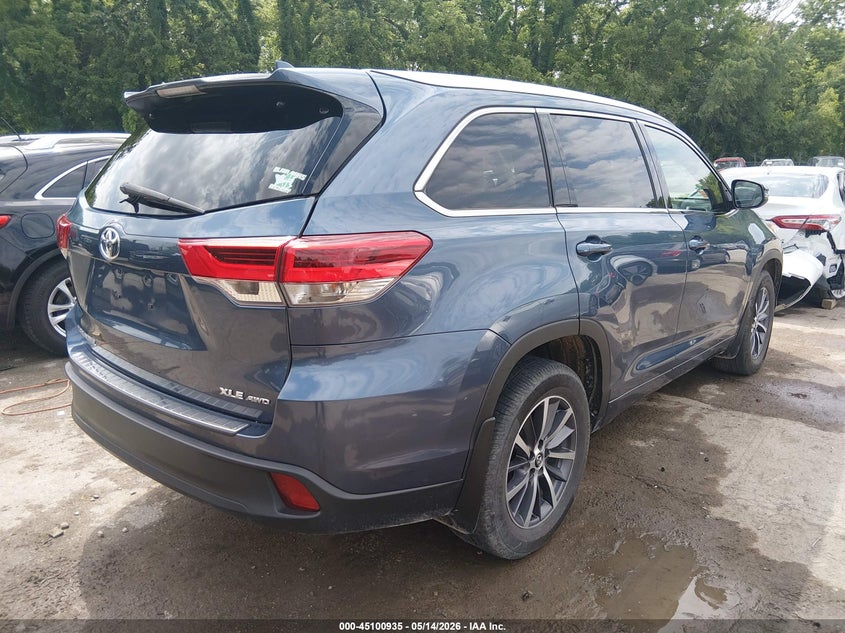 Vin: 5tdjzrfhxhs520906, lot: 45598501, toyota highlander xle 20174