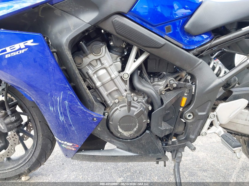 2014 Honda Cbr650 F VIN: MLHRC7408E5001082 Lot: 45100997