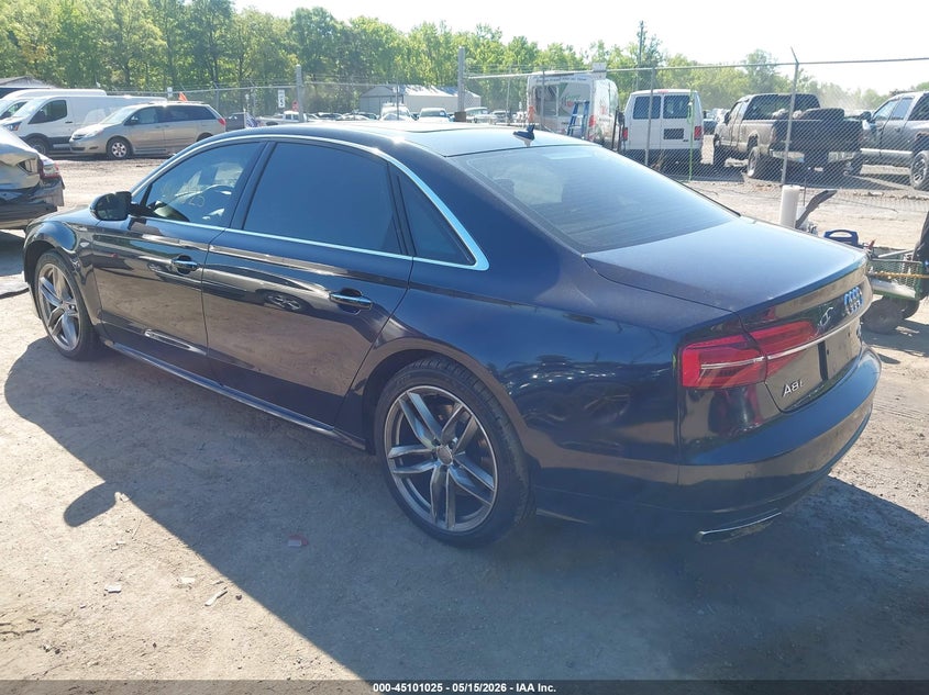 Vin: wau43afd5hn019227, lot: 45598591, audi a8 l 4.0t sport 20173