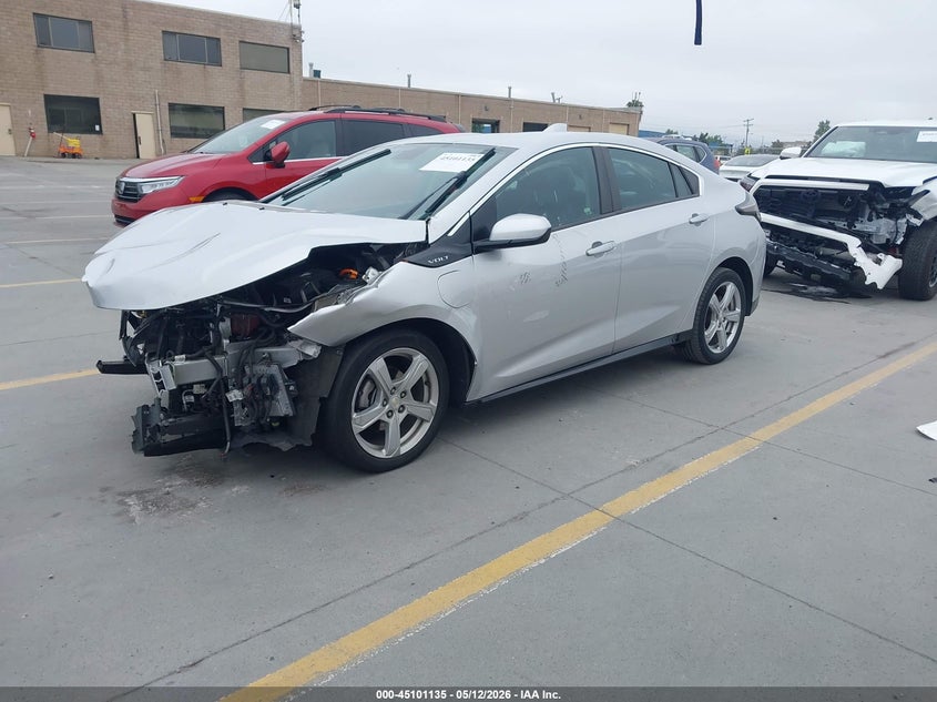 Vin: 1g1rc6s54ju147502, lot: 45598701, chevrolet volt lt 20182