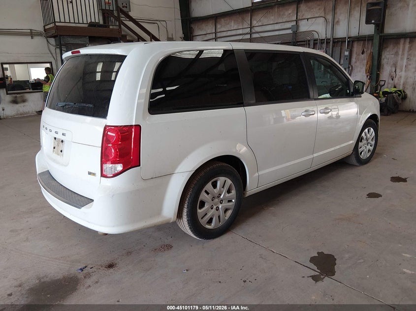 Vin: 2c4rdgbg4jr331475, lot: 45598745, dodge grand caravan se 20184