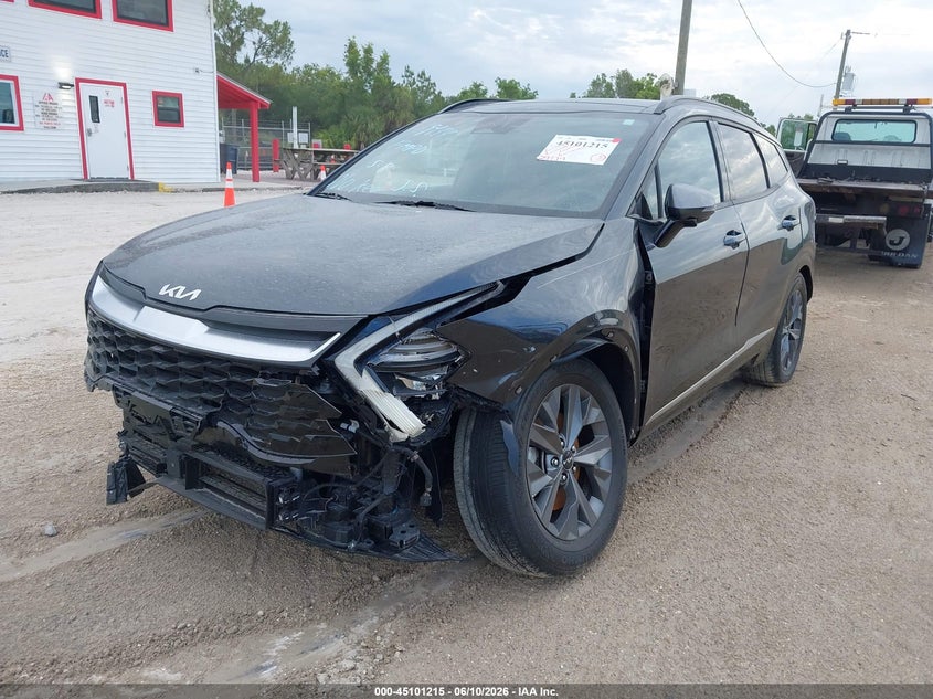 Vin: 5xyk43af0pg102775, lot: 45598781, kia sportage sx 20232