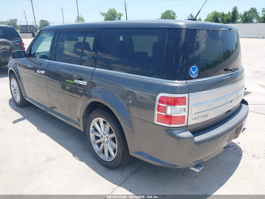 Vin: 2fmgk5d86jba06368, lot: 45598812, ford flex limited 20183