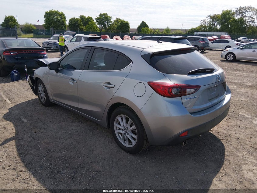 Vin: jm1bm1l71e1197757, lot: 45598922, mazda mazda3 i touring 20143