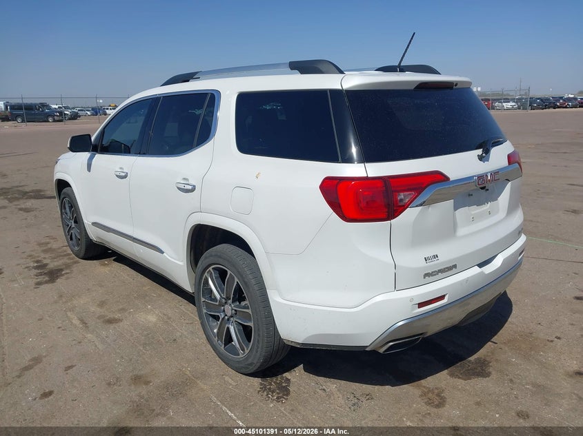Vin: 1gkknxls1hz148413, lot: 45598957, gmc acadia denali 20173