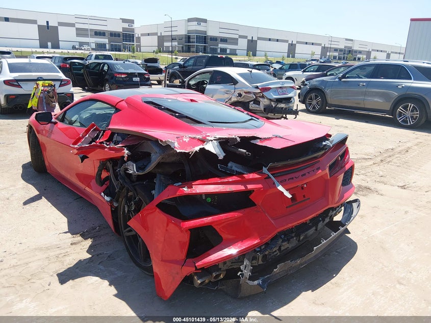 Vin: 1g1yc2d48p5140192, lot: 45599005, chevrolet corvette stingray rwd  3lt 20233