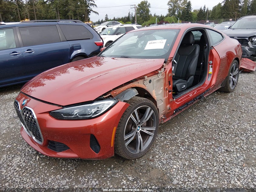 Vin: wba73ap03mcf83010, lot: 45599032, bmw 430i xdrive 20212