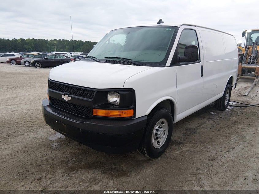 Vin: 1gcwgafg8h1238491, lot: 45599109, chevrolet express 2500 work van 20172