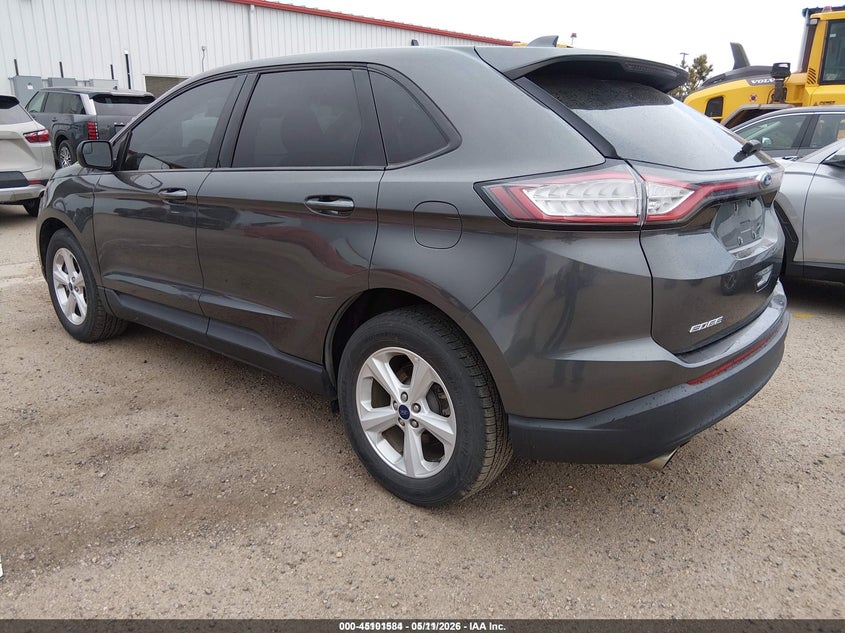 Vin: 2fmpk4g94gbb74419, lot: 45599150, ford edge se 20163