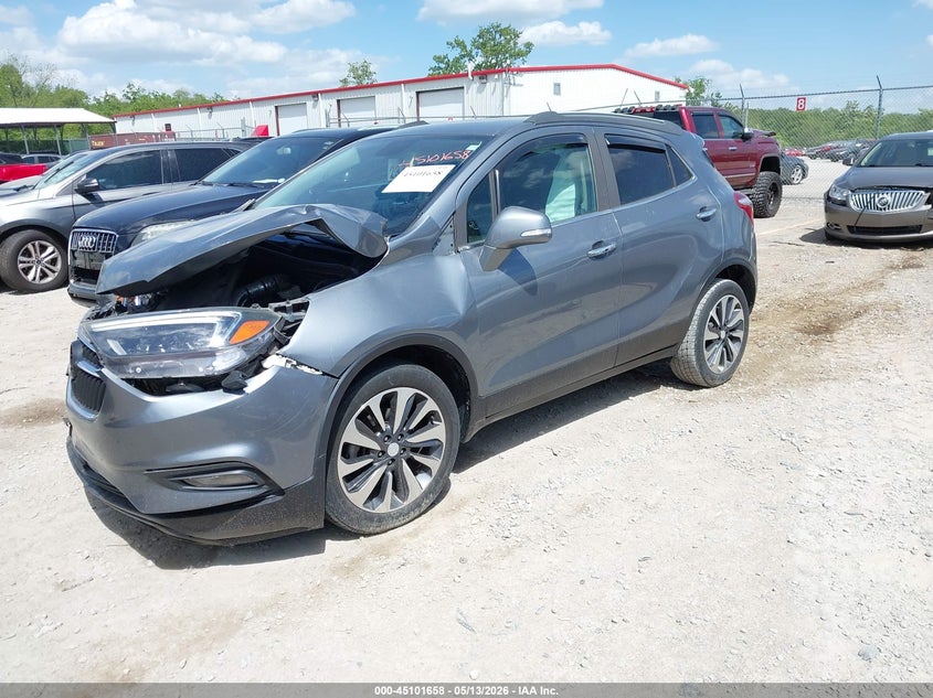 Vin: kl4cjcsm1kb810010, lot: 45599224, buick encore fwd essence 20192