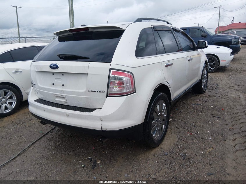 2009 Ford Edge 3.5 Limited white Lot 111045101660 Vin 2FMDK39C89BA35208