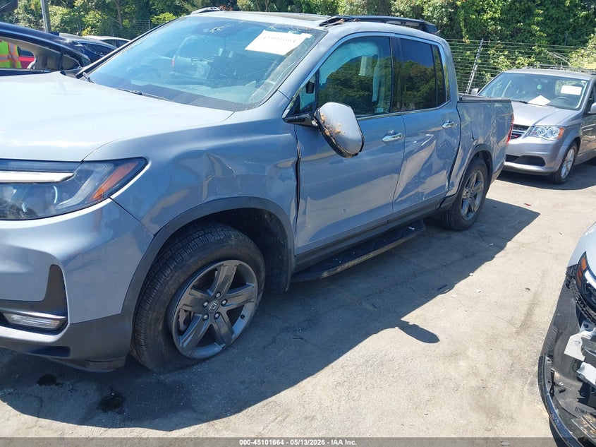 2022 HONDA RIDGELINE TRUCK 3.5L V-6 DI, VVT, 280HP