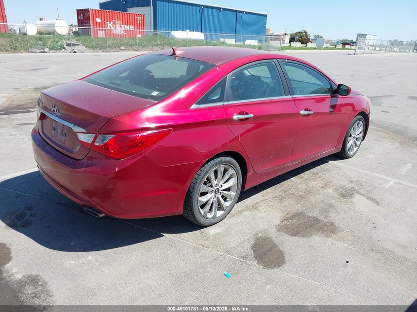 2011 Hyundai Sonata 2.4 Se red Lot 111045101781 Vin 5NPEC4AC4BH266415