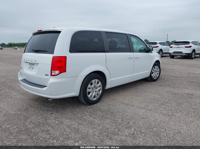 Vin: 2c4rdgbg1jr296572, lot: 45599365, dodge grand caravan se 20184