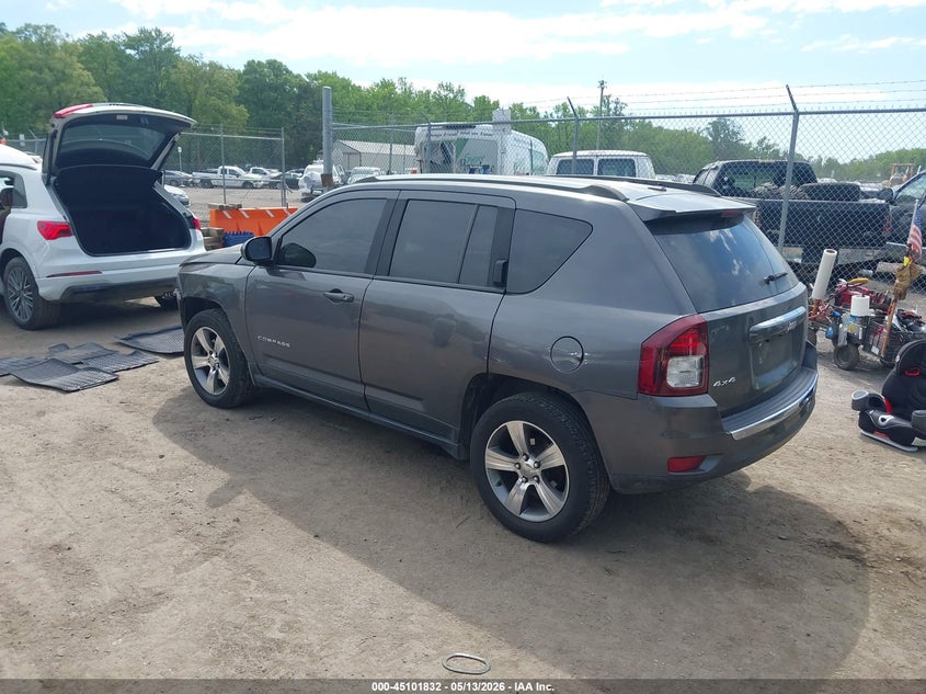 Vin: 1c4njdeb4hd100532, lot: 45599397, jeep compass high altitude 4x4 20173